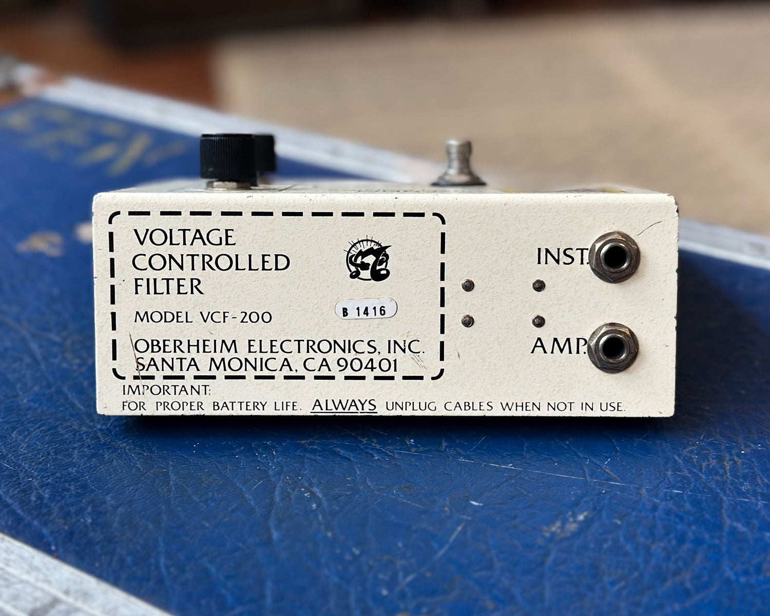 Oberheim VCF-200 Voltage Controlled Filter Pedal – Found Sound