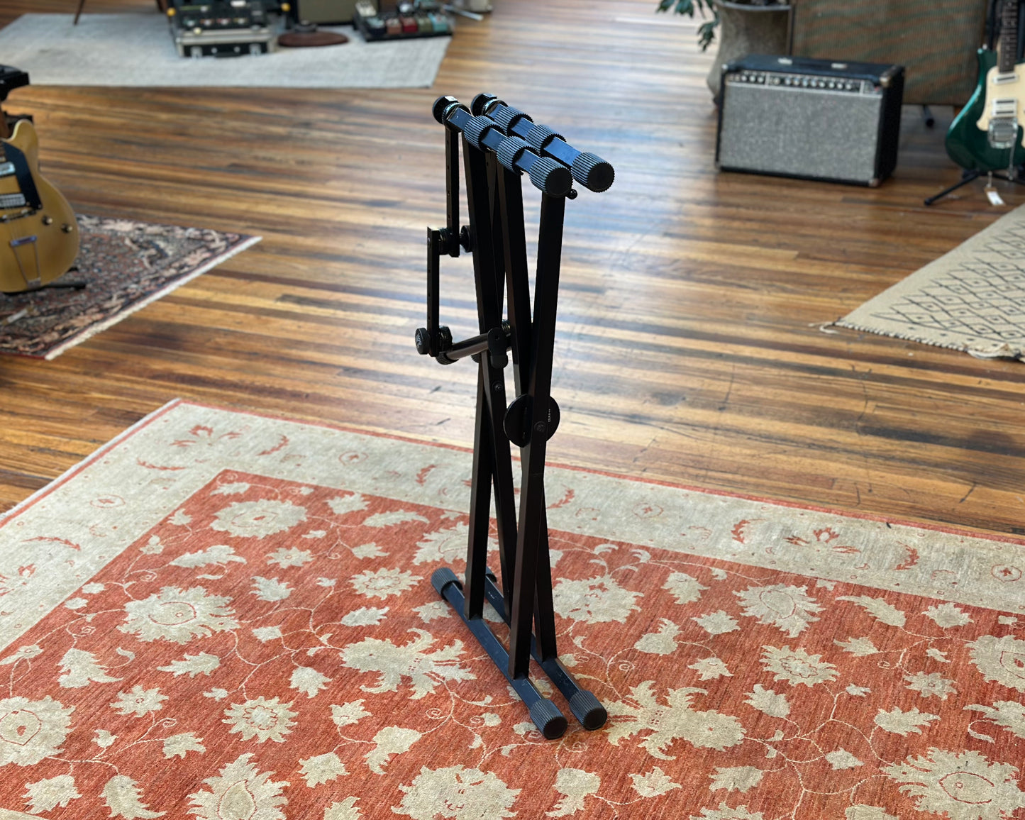 On Stage Stands 2-Tier X-Frame Stand