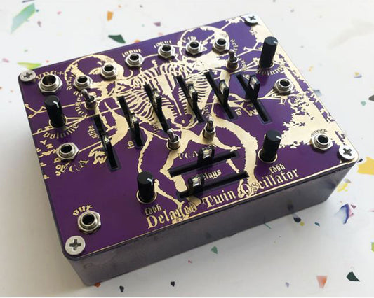 Optotronics Delayed Twin Oscillator Standalone Desktop Stereo Delay VCO and VCA