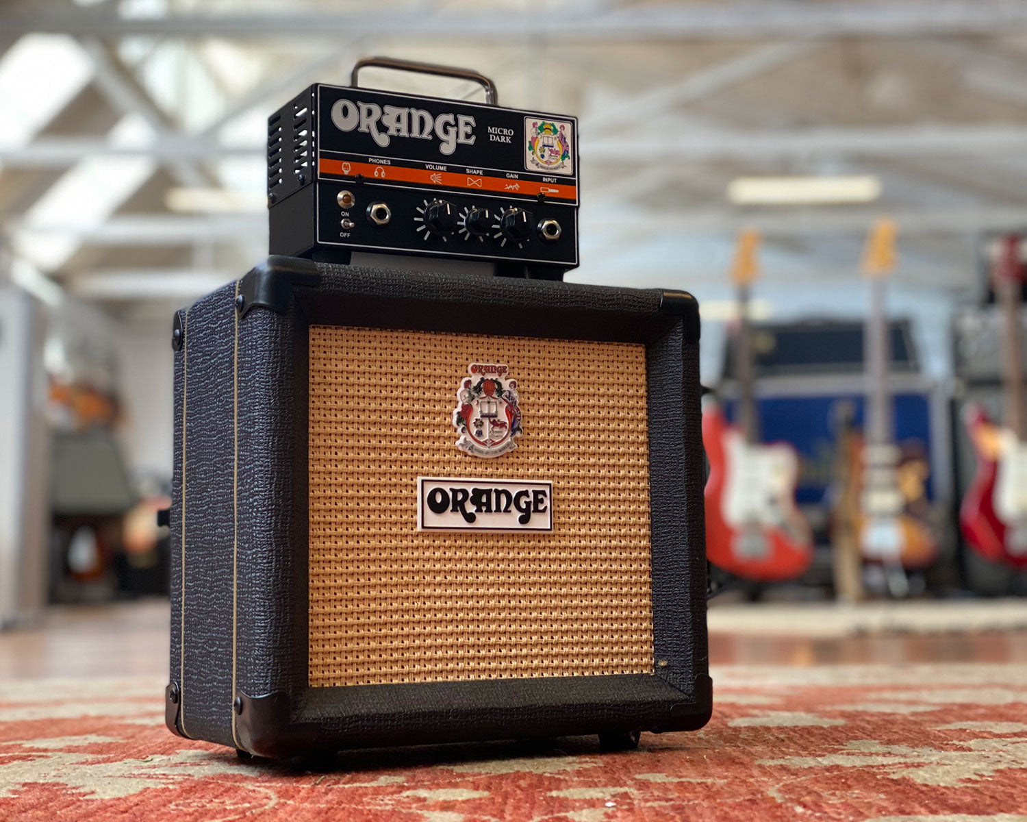 Orange Micro Dark w PPC108 8 Cabinet Found Sound