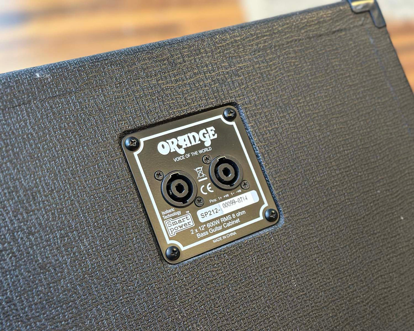 Orange SP212 Smartpower 600 Watt 8Ω 2x12" Isobaric Bass Cabinet