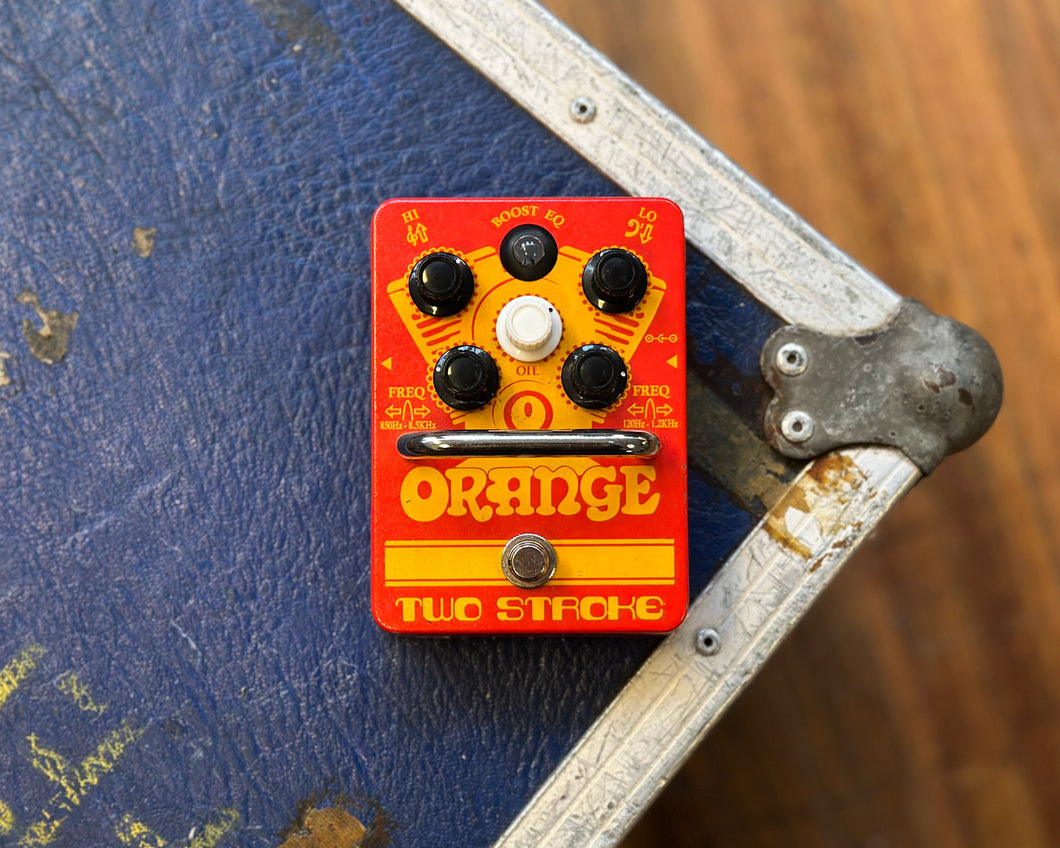Orange Two Stroke Boost Pedal