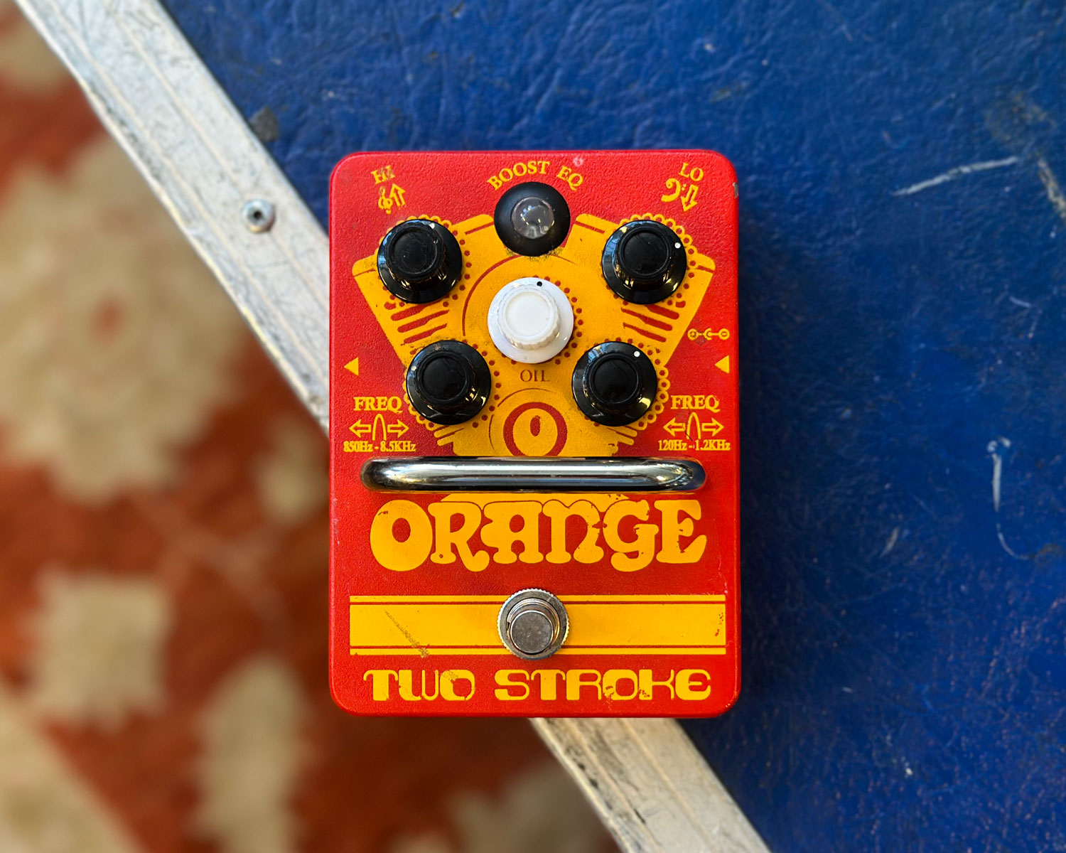 ORANGE Two Stroke: Boost EQ guitar effects pedal イコライザー付きブースター TWO STROKE Amazon | ORANGE Two Stroke: Boost EQ guitar effects pedal