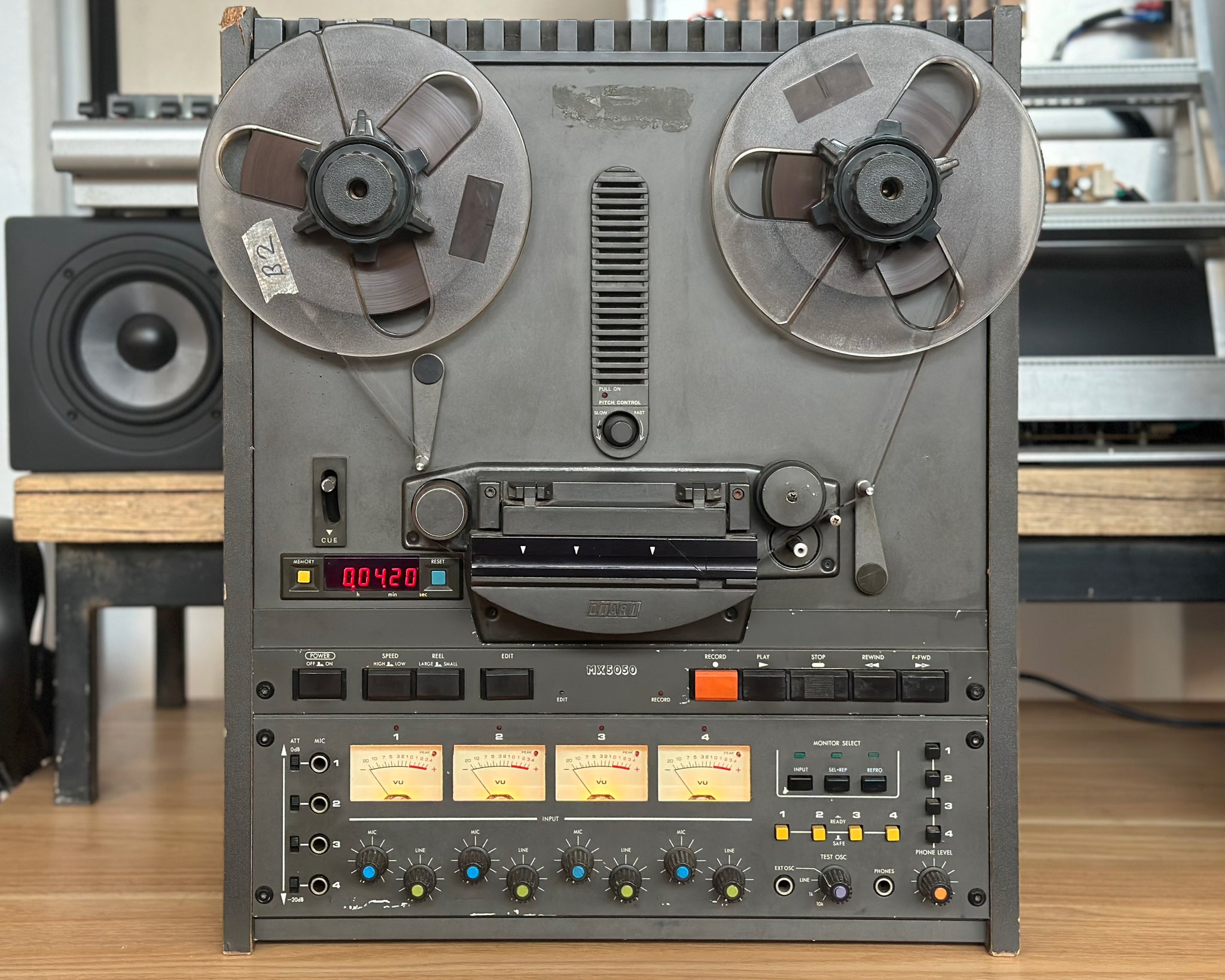 Otari MX5050 BQ-2 4 track recorder 1/4 Tape Reel to Reel – Found