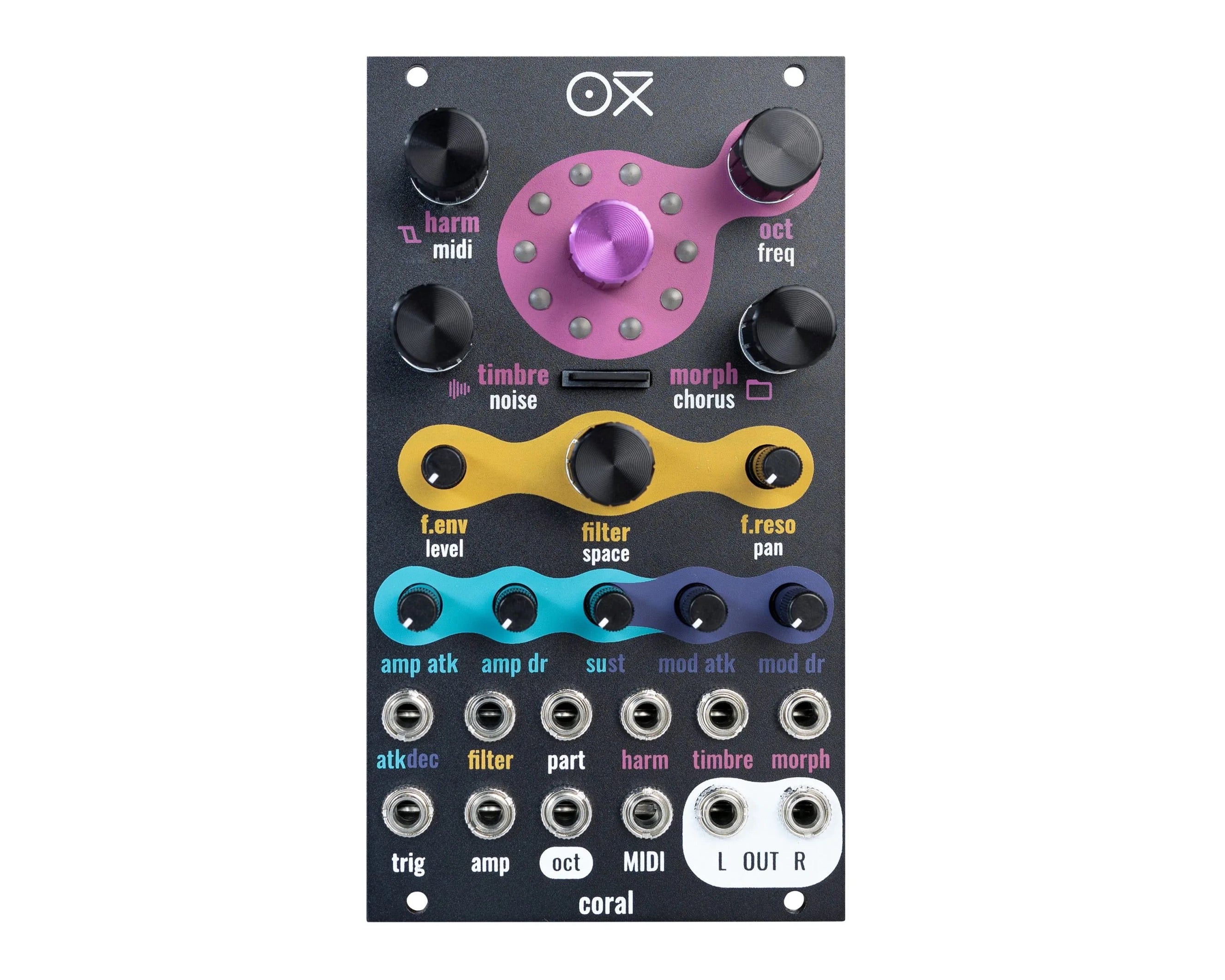 Found Sound Instruments Oxi Instruments Coral 8 Full Voice Polyphonic Eurorack Module – Found Sound