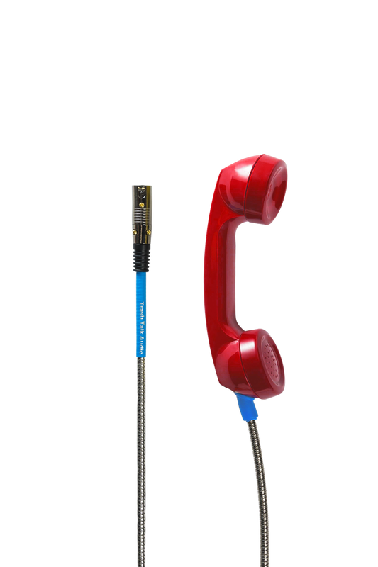 Trash Talk Audio Telephone Effect Mic - Red