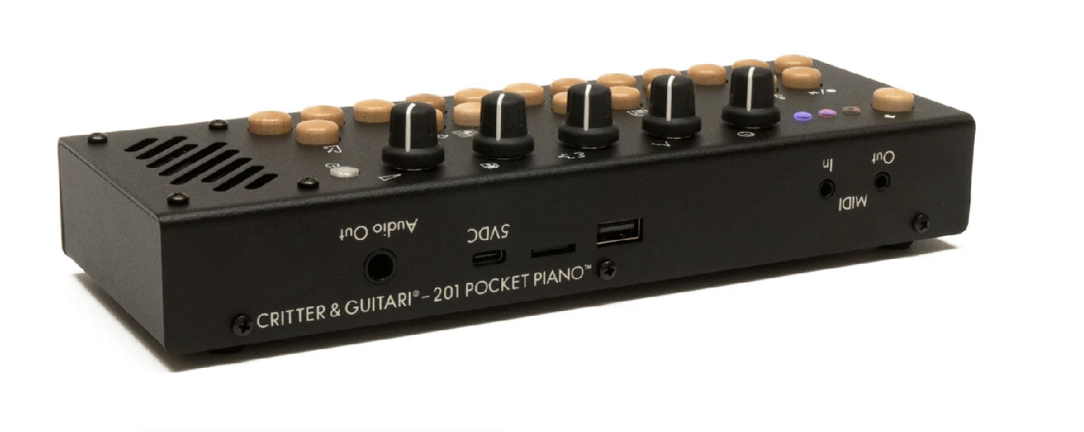 Critter & Guitari 201 Pocket Piano - Black – Found Sound