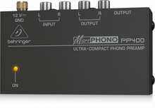 Load image into Gallery viewer, Behringer Microphono PP400 Phono Preamp

