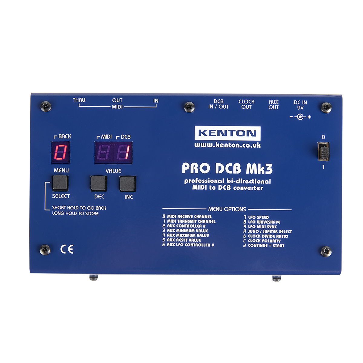Kenton PRO-DCB Mk3 Professional Bi-Directional MIDI to DCB Converter
