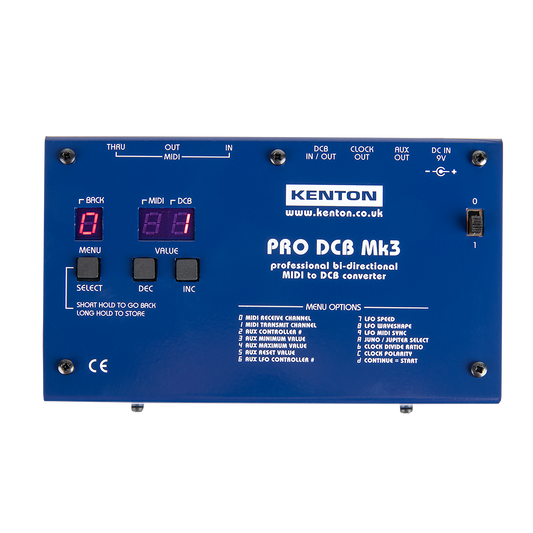 Kenton PRO-DCB Mk3 Professional Bi-Directional MIDI to DCB Converter