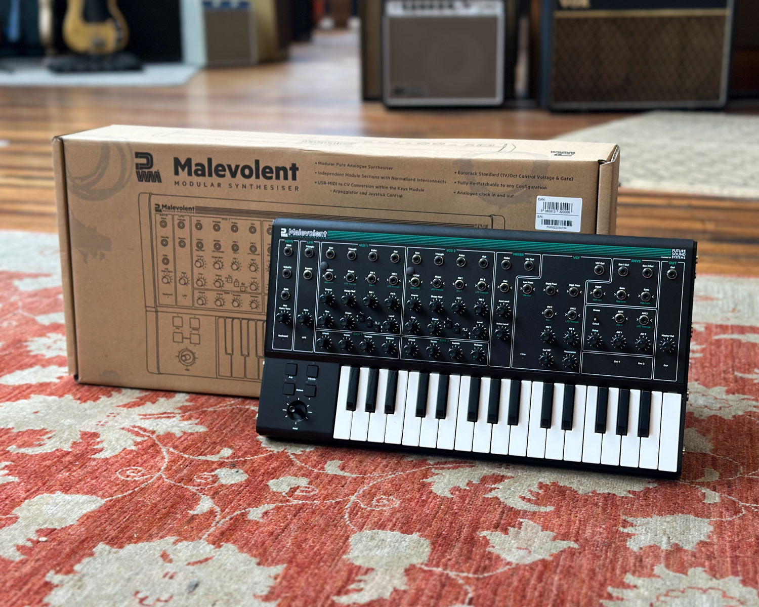 PWM Malevolent Analog Semi-Modular Synthesizer – Found Sound
