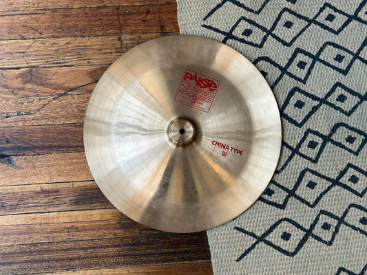 2002 Paiste 18" China Type Cymbal