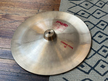 Load image into Gallery viewer, 2002 Paiste 18" China Type Cymbal
