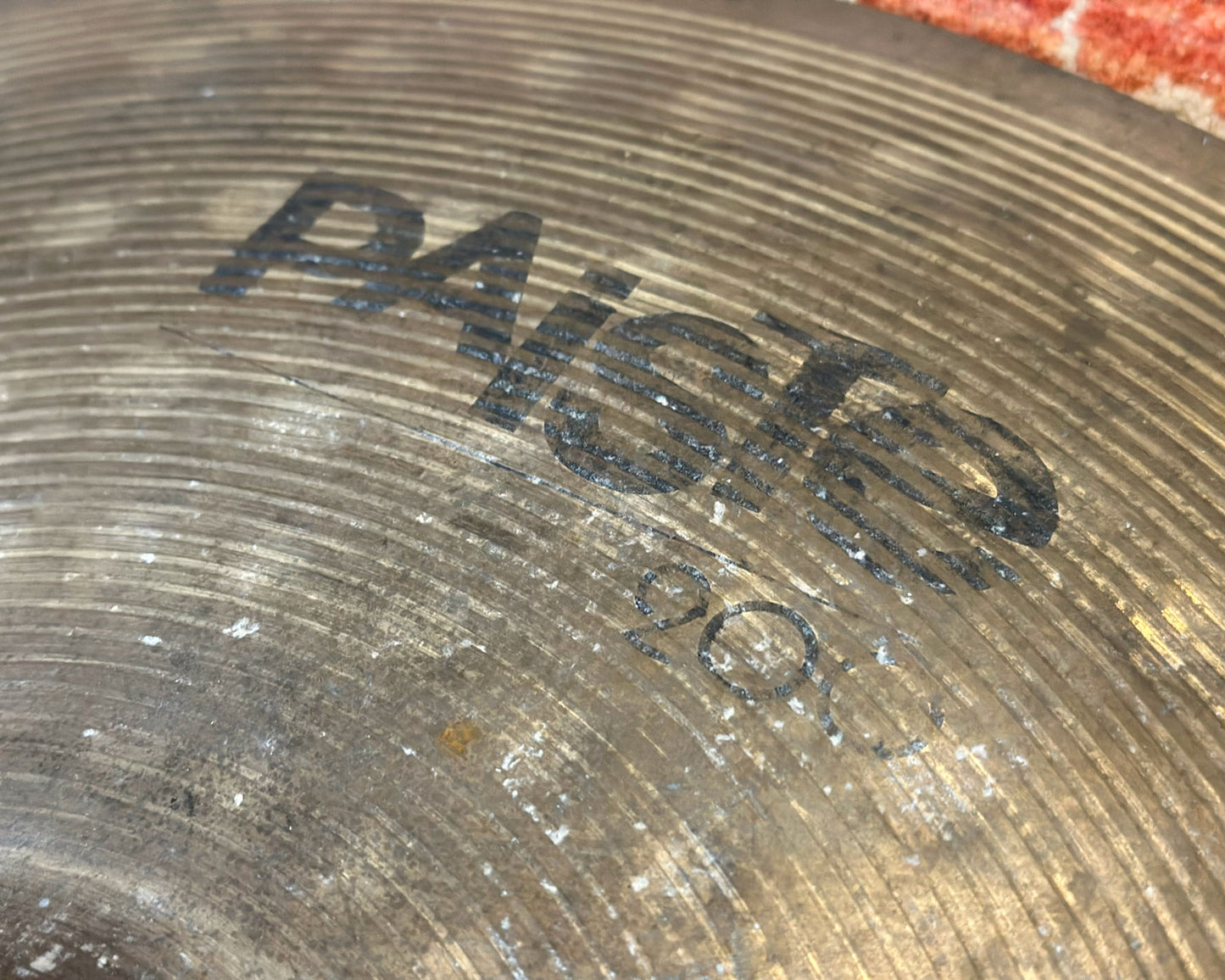 1980s Paiste 20" 200 Ride Cymbal - Made in West Germany