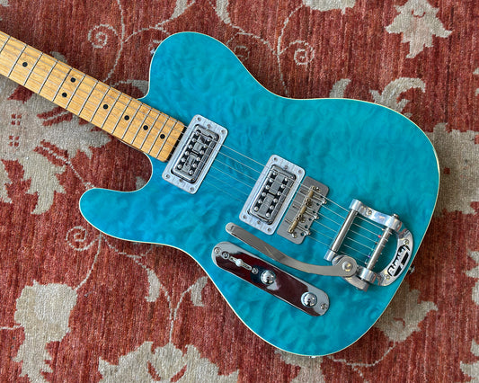 Left-Handed Partscaster Telecaster w/Bigsby & TV Jones Pickups