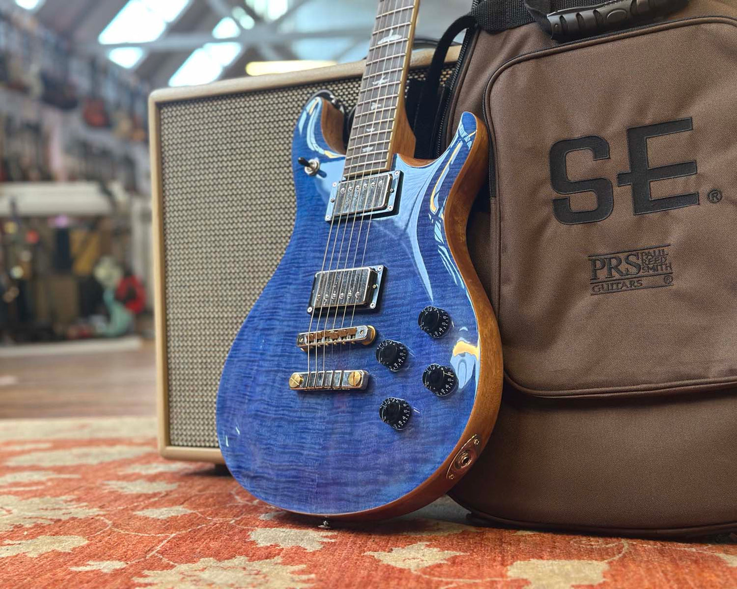 Paul Reed Smith SE McCarty 594 - Faded Flame Blue