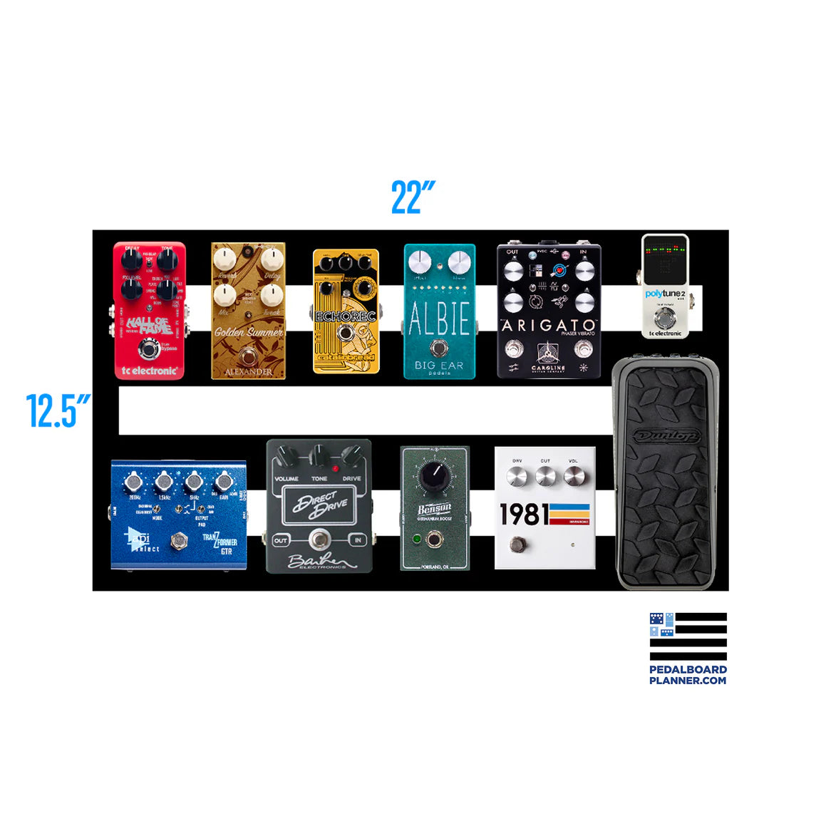 Pedaltrain Classic 1 with Tour Case