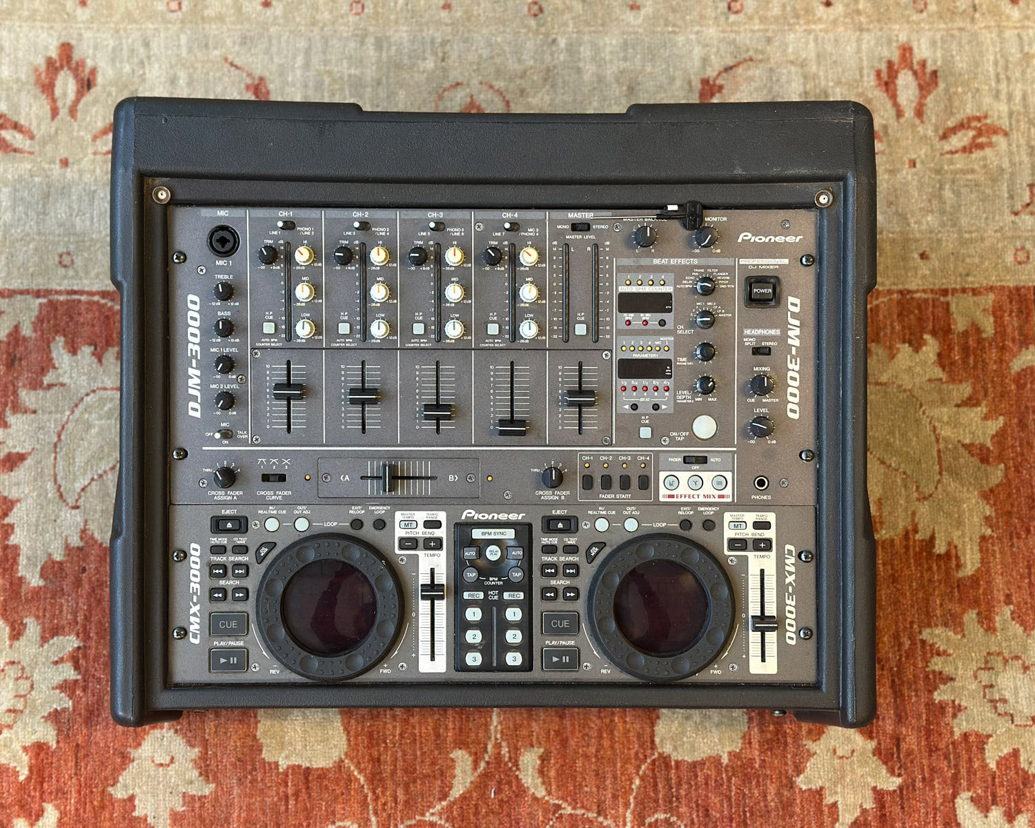 Pioneer CMX-3000 & DJM-3000 System & SKB Road Case – Found Sound