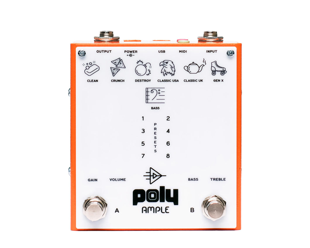 Poly Effects Ample Amp Modelling Pedal