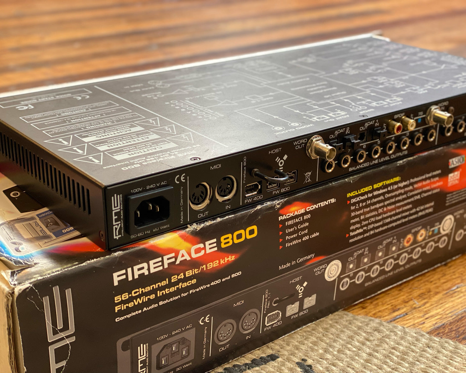 【Apple純正Firewire変換付】RME FIREFACE 800 Fireface 800 20周年 - Synthax Japan Inc. [シンタックスジャパン]