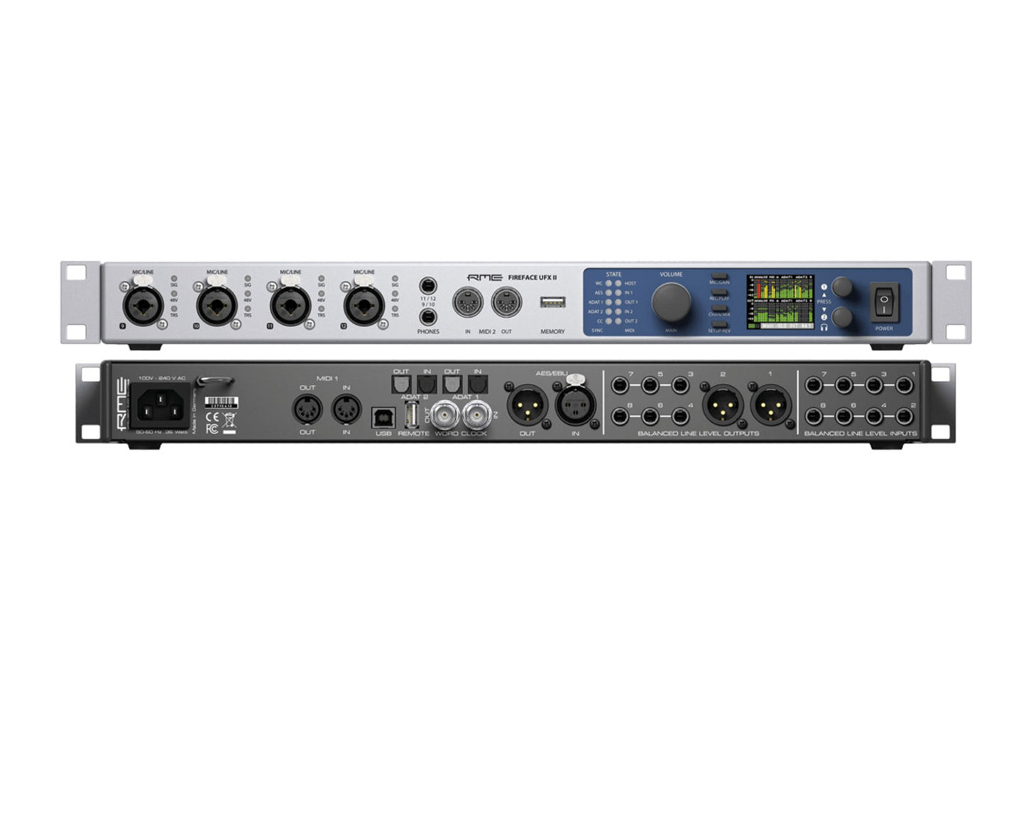 RME Fireface UFX II 60-Channel USB Audio Interface