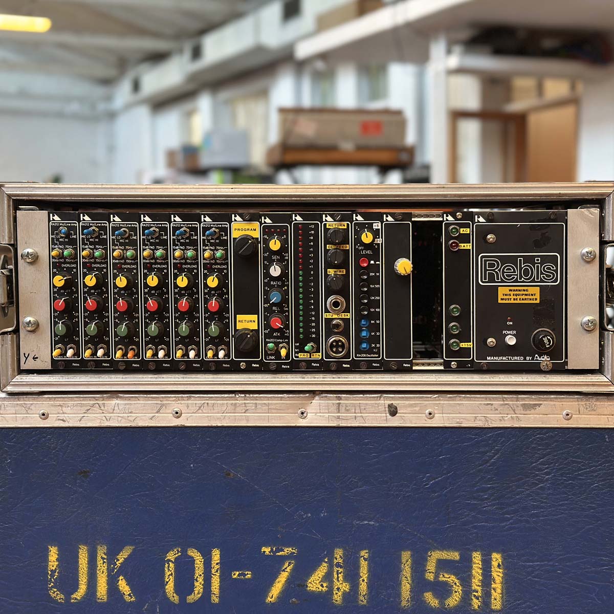 1980s Rebis Effects Rack - Studio Compressor and EQ - AS IS