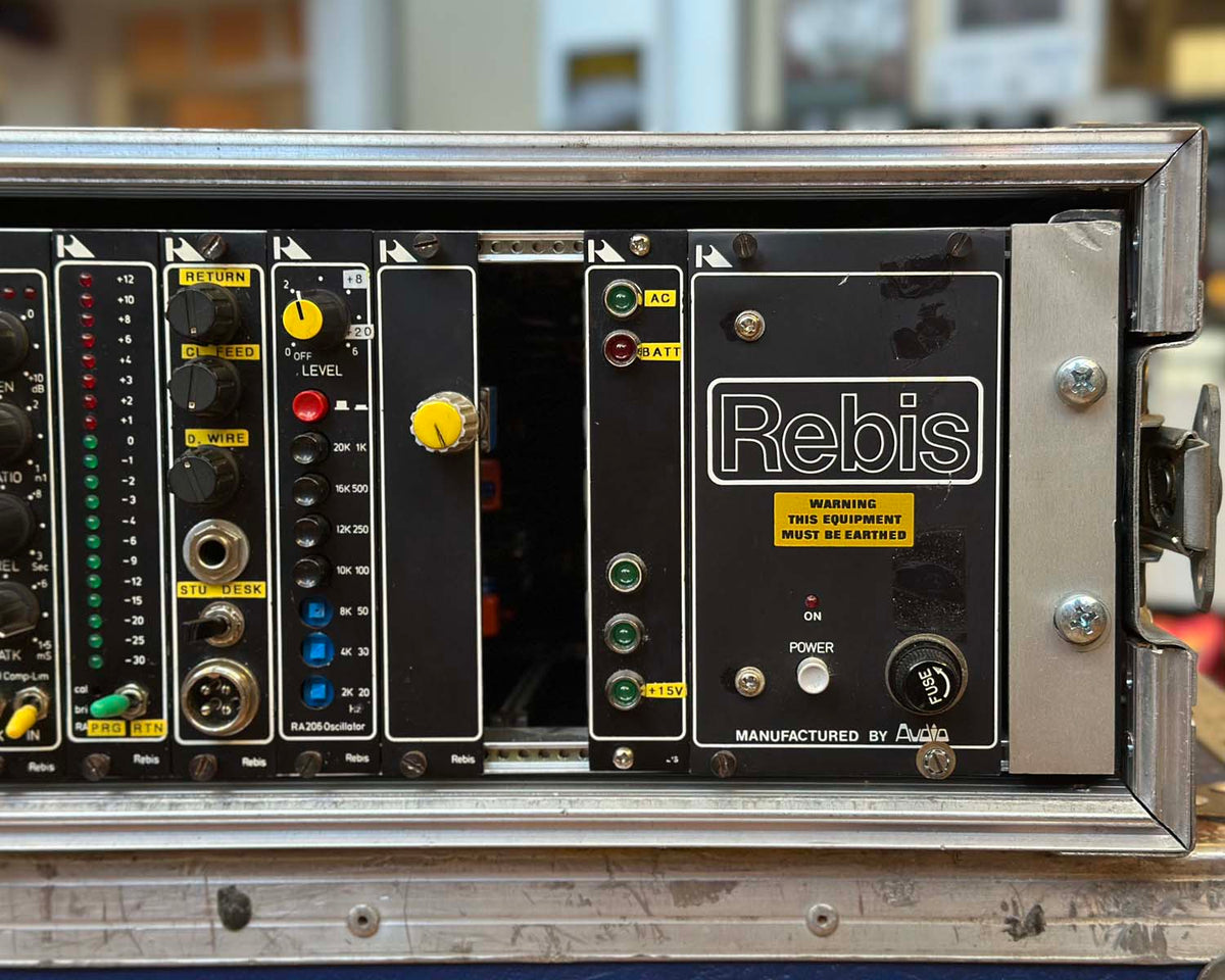 1980s Rebis Effects Rack - Studio Compressor and EQ - AS IS