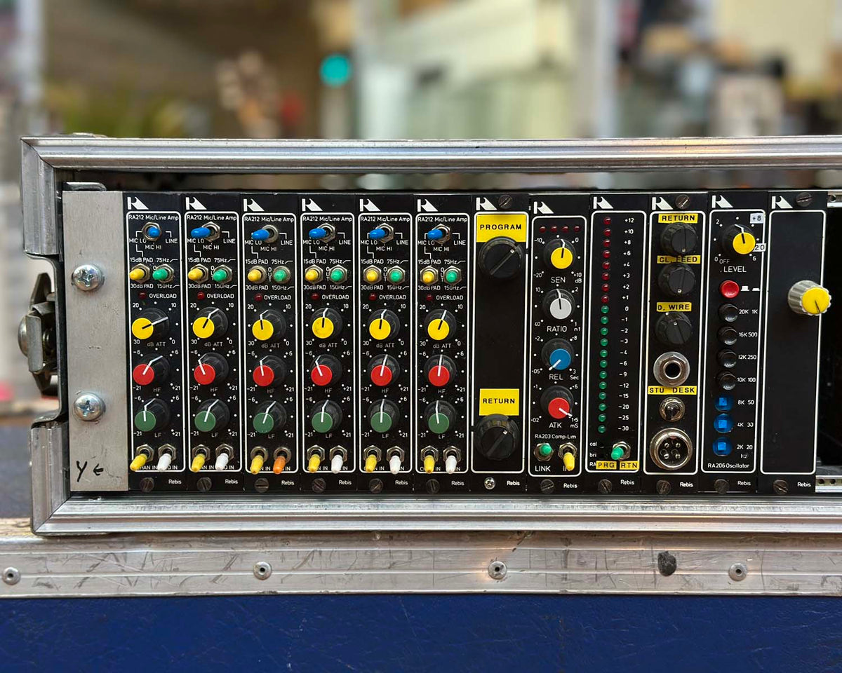 1980s Rebis Effects Rack - Studio Compressor and EQ - AS IS