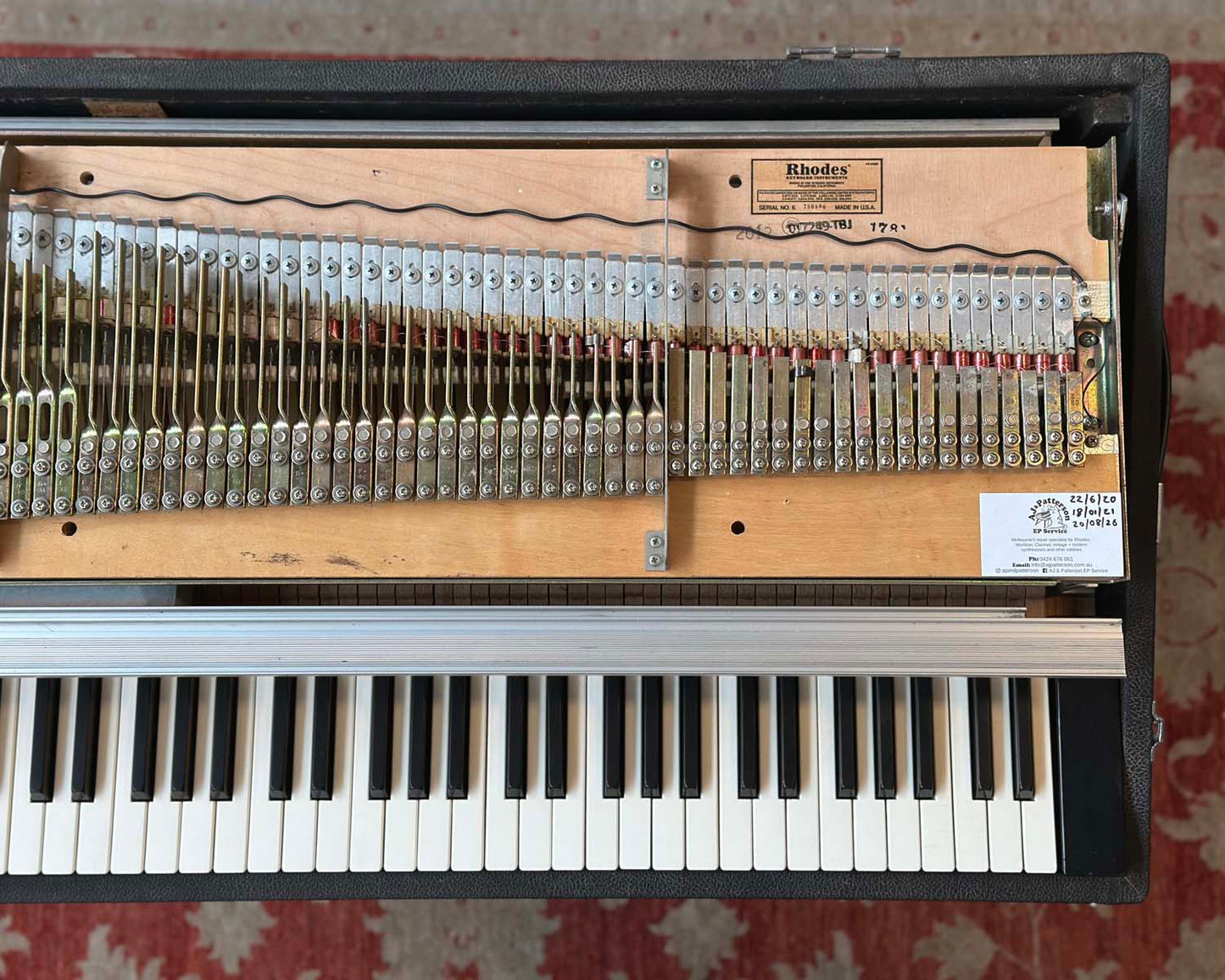 Rhodes Mark II Stage Piano Seventy Three w/ Matching Cabinet