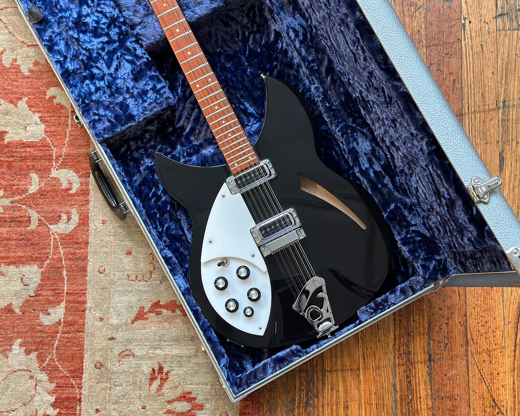 2003 Rickenbacker 330/12 - JetGlo Left Handed w/ OHSC