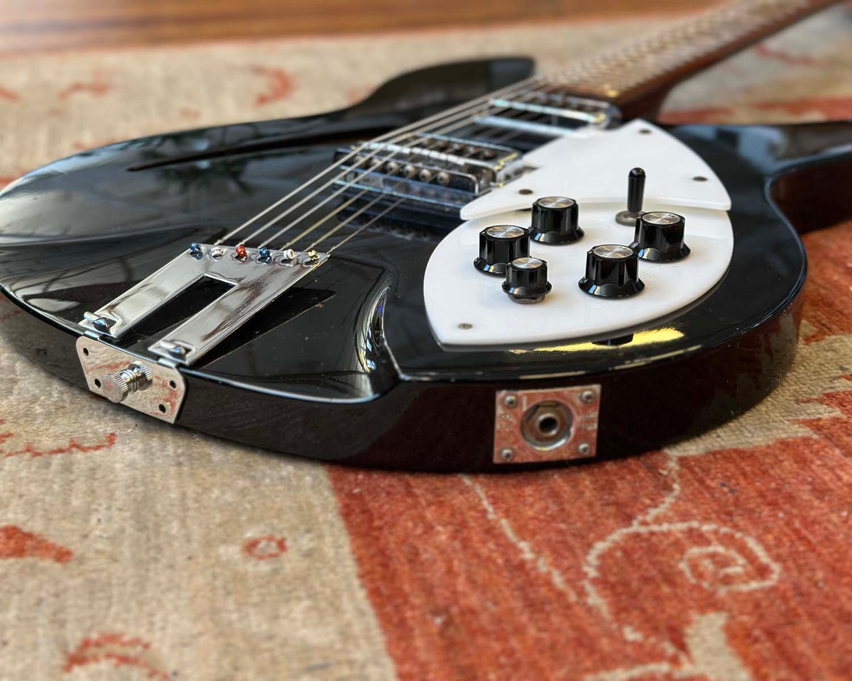 1990 Rickenbacker 330 - Jet Glo w/ HSC & Paperwork