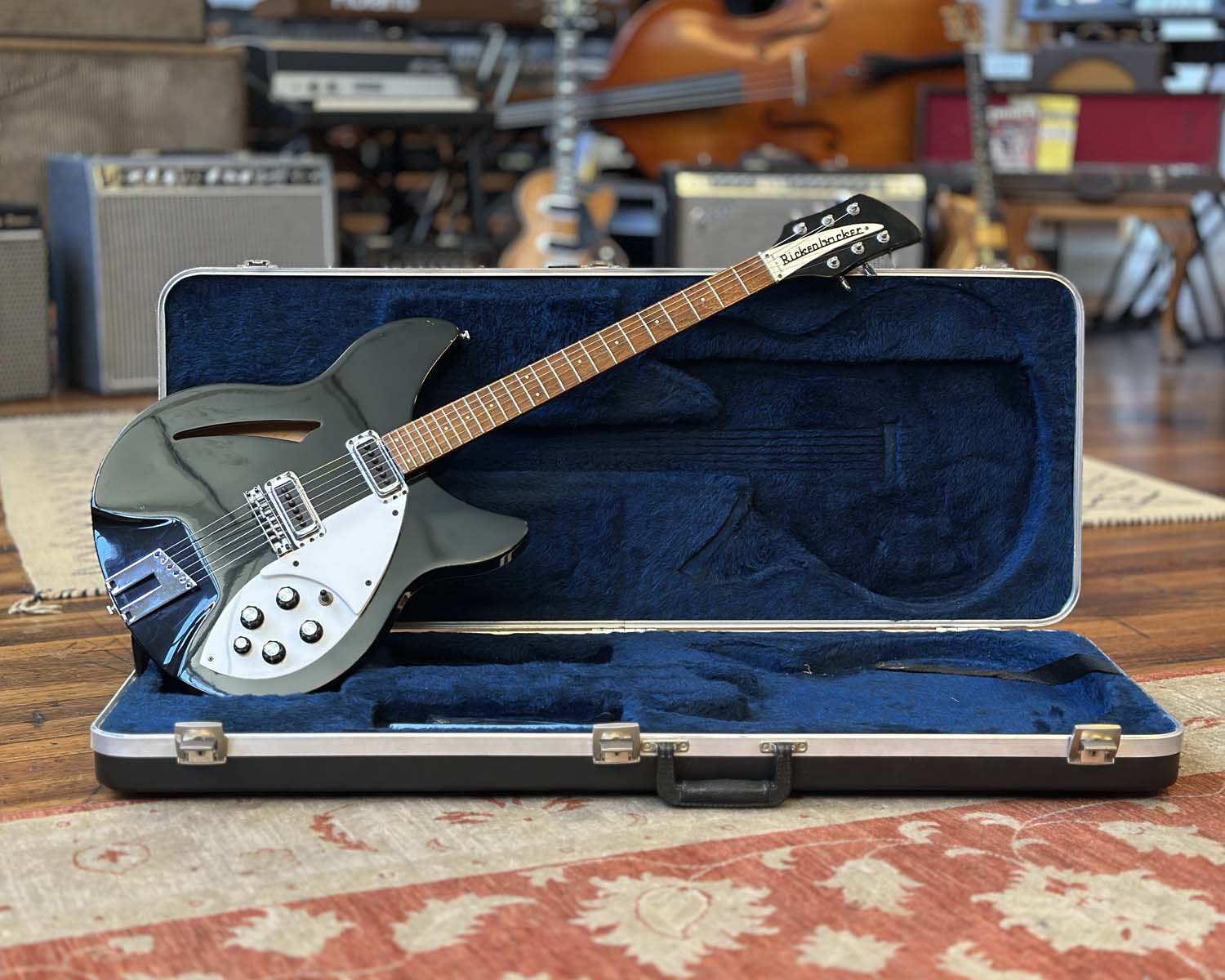 1990 Rickenbacker 330 - Jet Glo w/ HSC & Paperwork – Found Sound