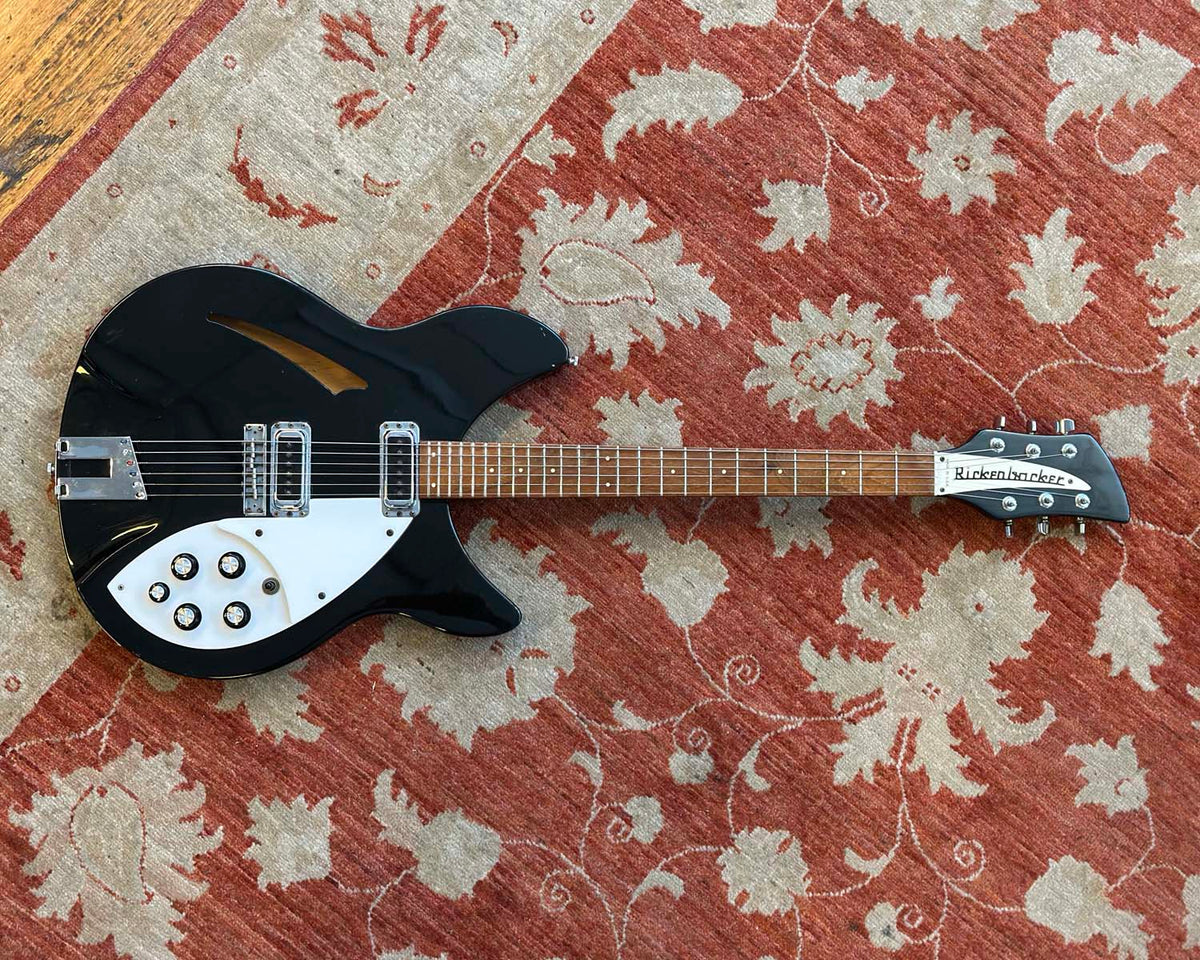 1990 Rickenbacker 330 - Jet Glo w/ HSC & Paperwork