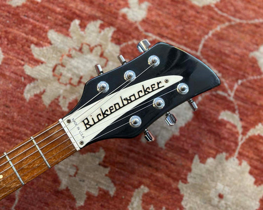 1990 Rickenbacker 330 - Jet Glo w/ HSC & Paperwork