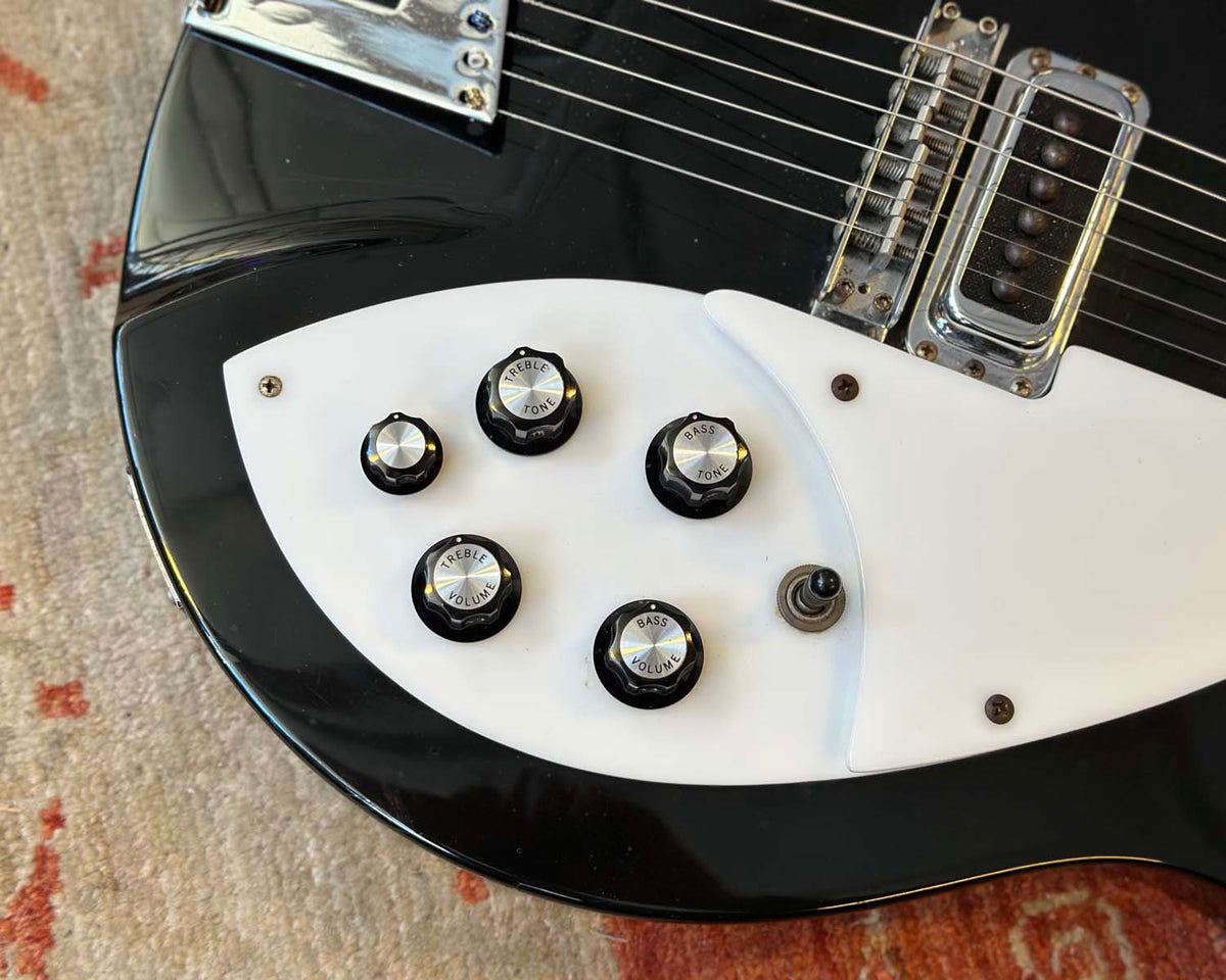 1990 Rickenbacker 330 - Jet Glo w/ HSC & Paperwork