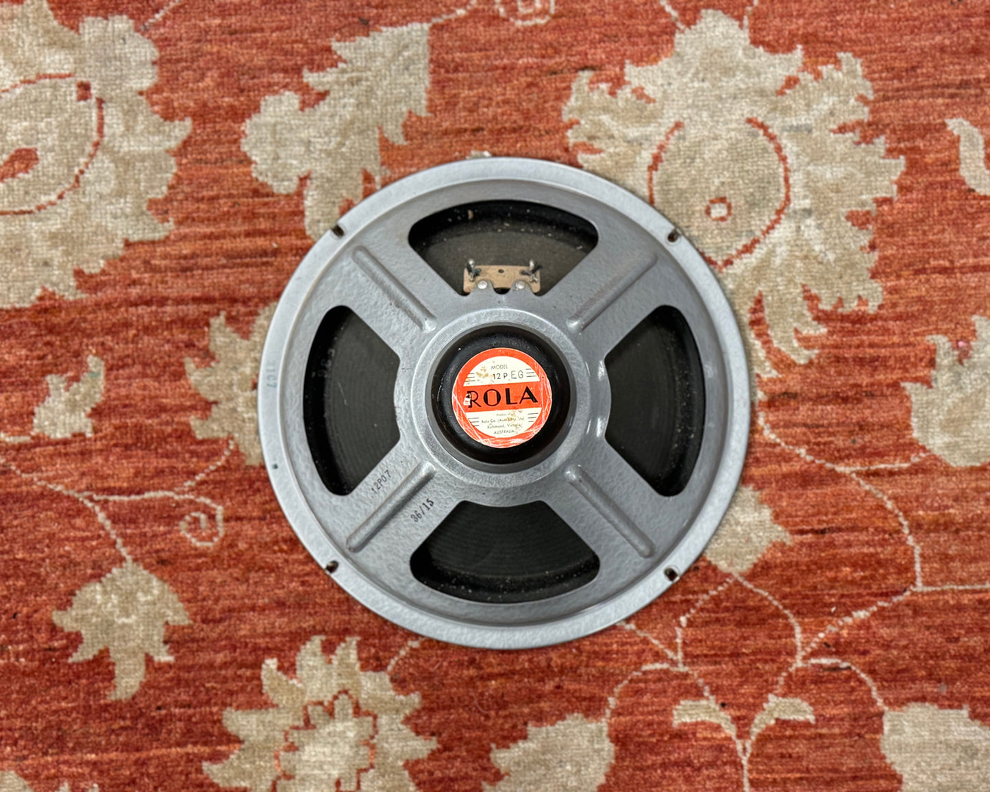 1960s Rola 12PEG 15Ω 15 watt 12" Loudspeaker