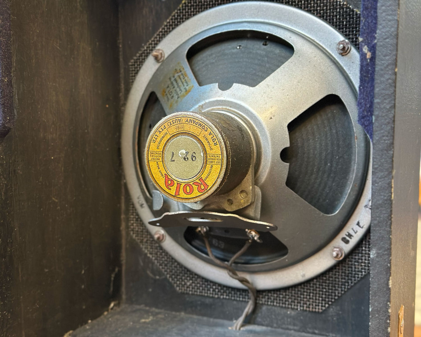 Late '40s Rola-Loaded Public Address System 8" Combo Amplifier
