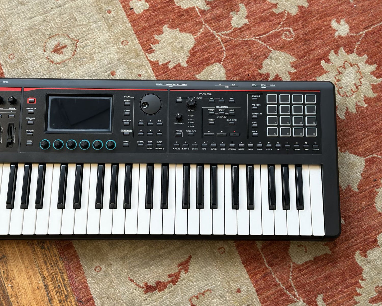 Roland FANTOM 06 61-Key Synthesizer Keyboard w/ Synth Action & Colour Touchscreen