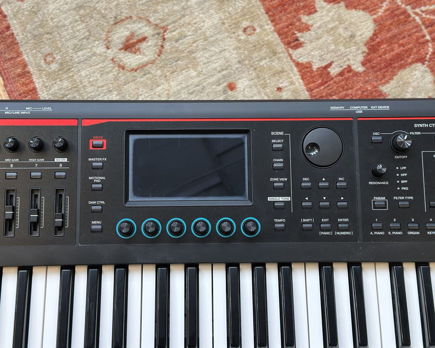Roland FANTOM 06 61-Key Synthesizer Keyboard w/ Synth Action & Colour Touchscreen