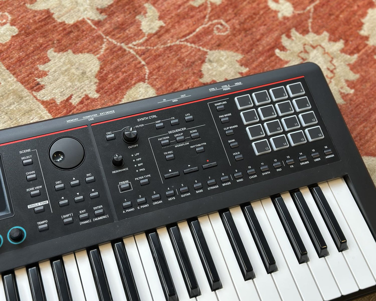 Roland FANTOM 06 61-Key Synthesizer Keyboard w/ Synth Action & Colour Touchscreen