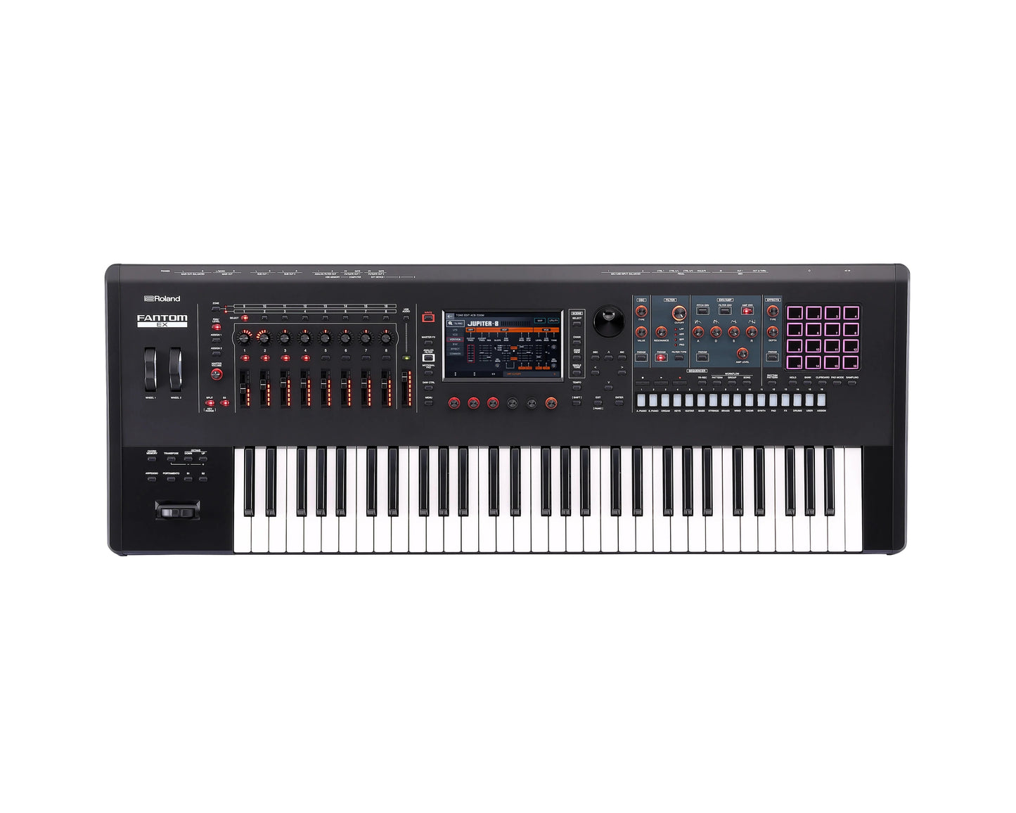 Roland FANTOM 6 EX 61-Key Workstation Keyboard Synthesizer