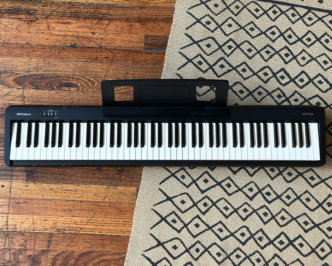 Roland FP-10BK Weighted Action Digital 88 Key Piano