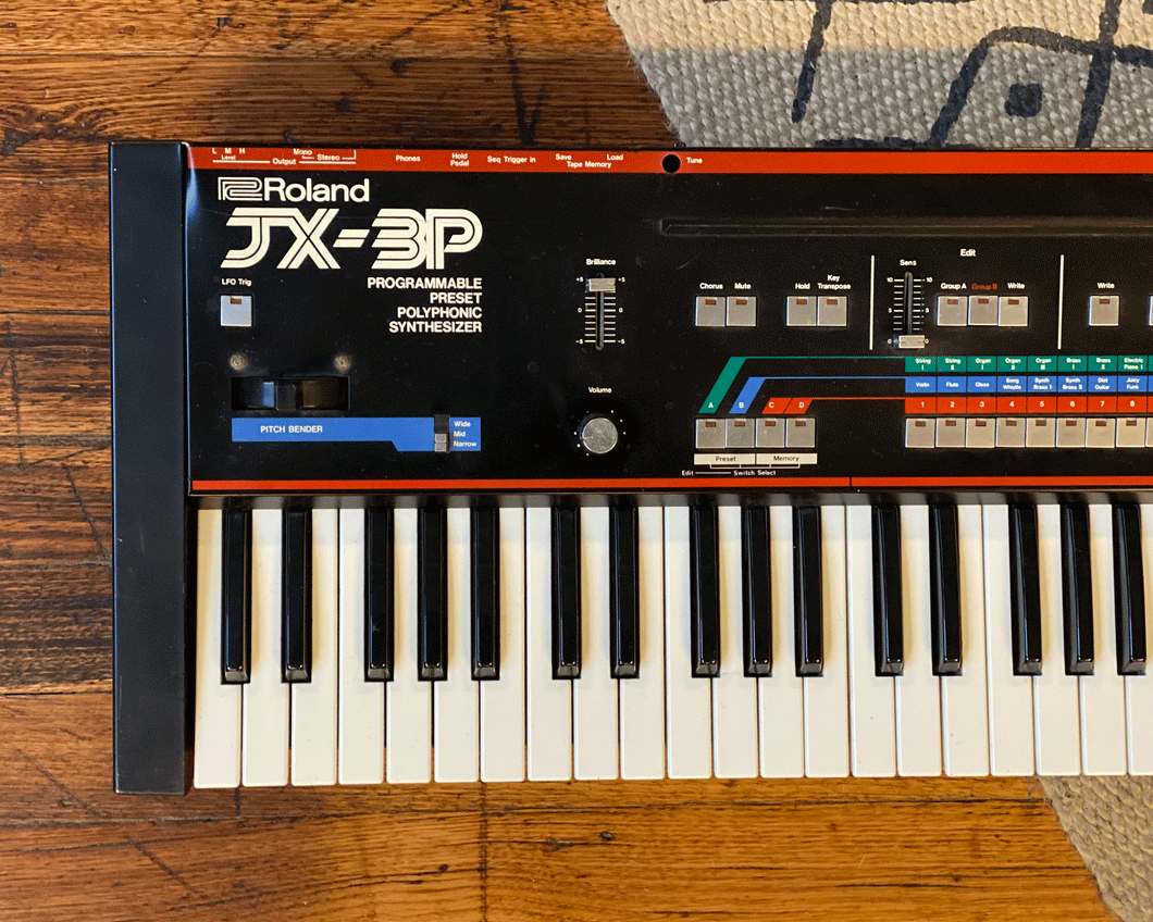 Roland JX-3P Polyphonic Analogue Synthesizer