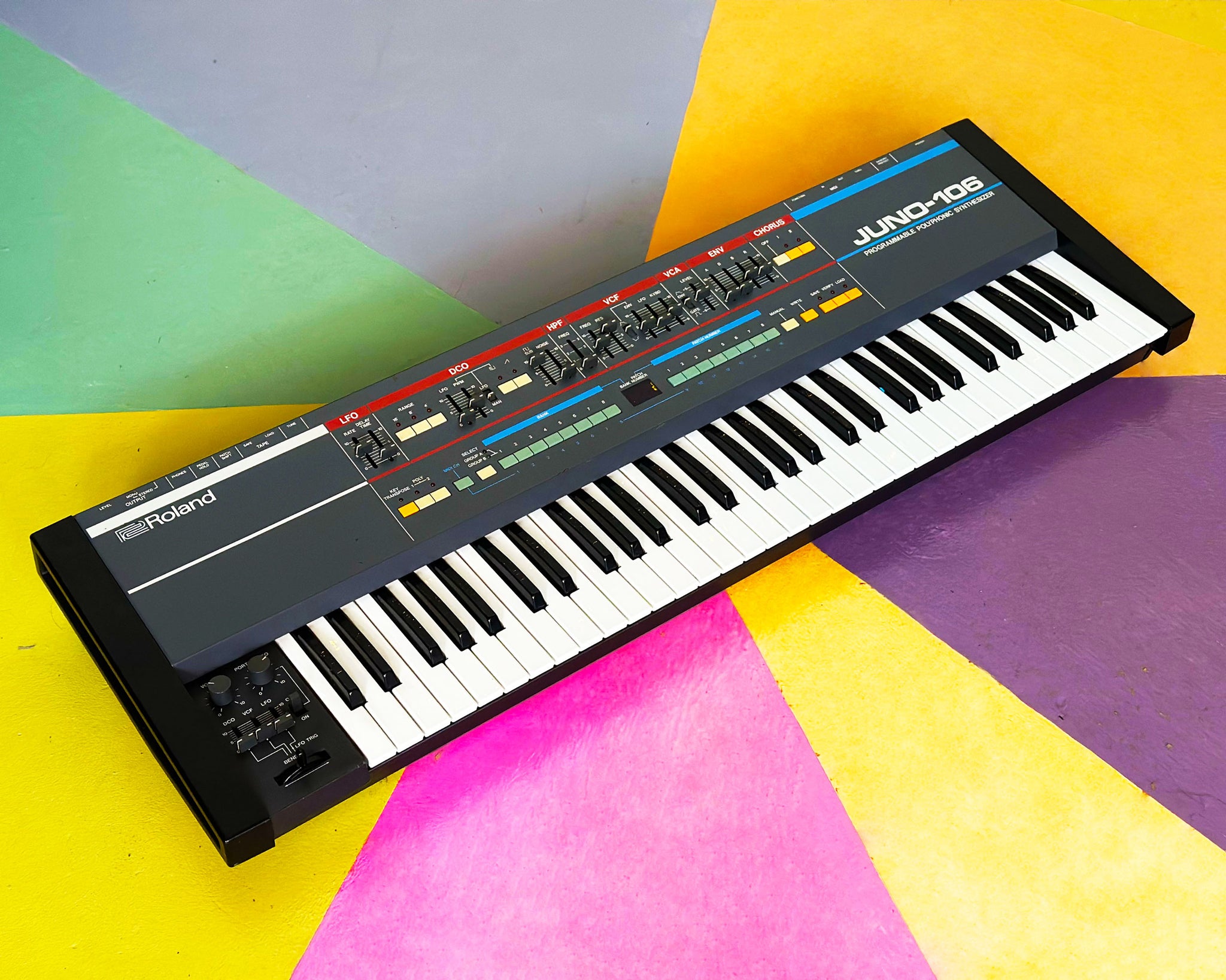 85 Roland Juno 106 Analogue Polyphonic Synthesizer Japan *Serviced* – Found  Sound