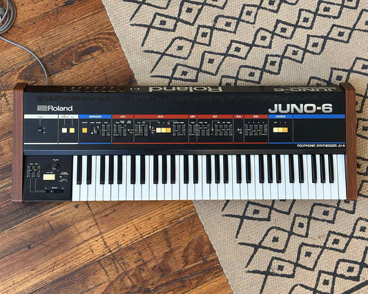 Roland Juno 6 Polyphonic Analogue Synthesiser  w/JU6-KBD MIDI Mod