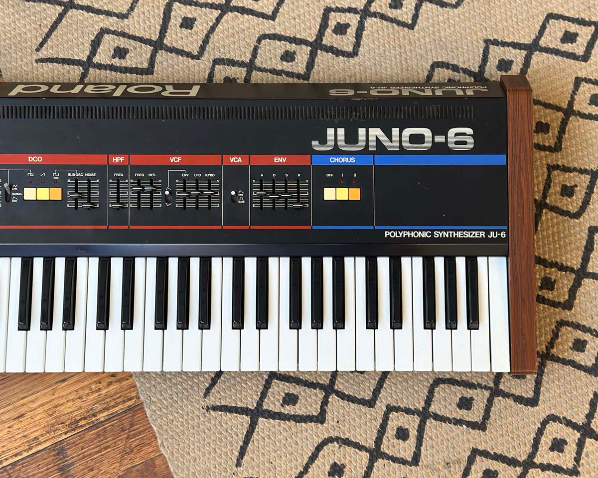Roland Juno 6 Polyphonic Analogue Synthesiser  w/JU6-KBD MIDI Mod