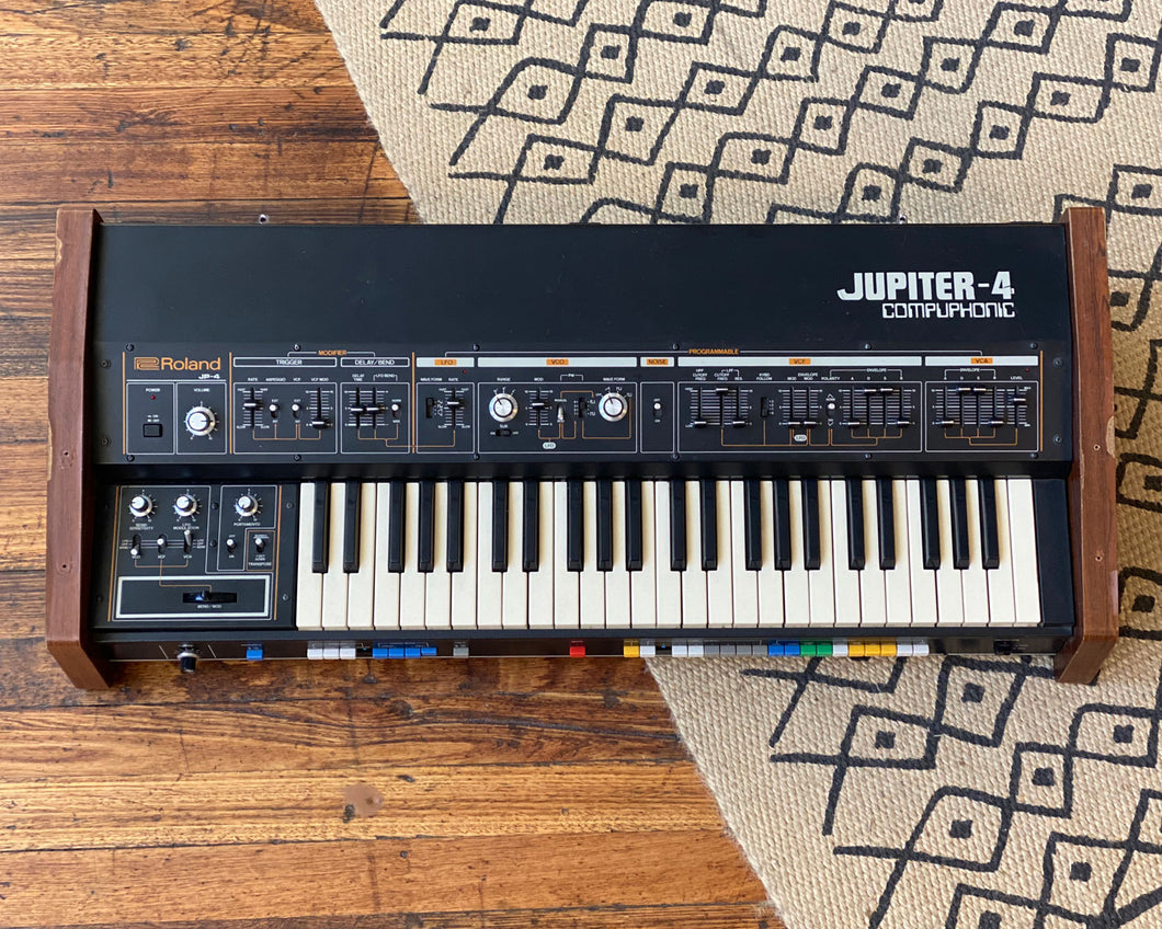 Vintage Roland Jupiter 4 Analogue Synthesizer - Fully Serviced Prior to Sale