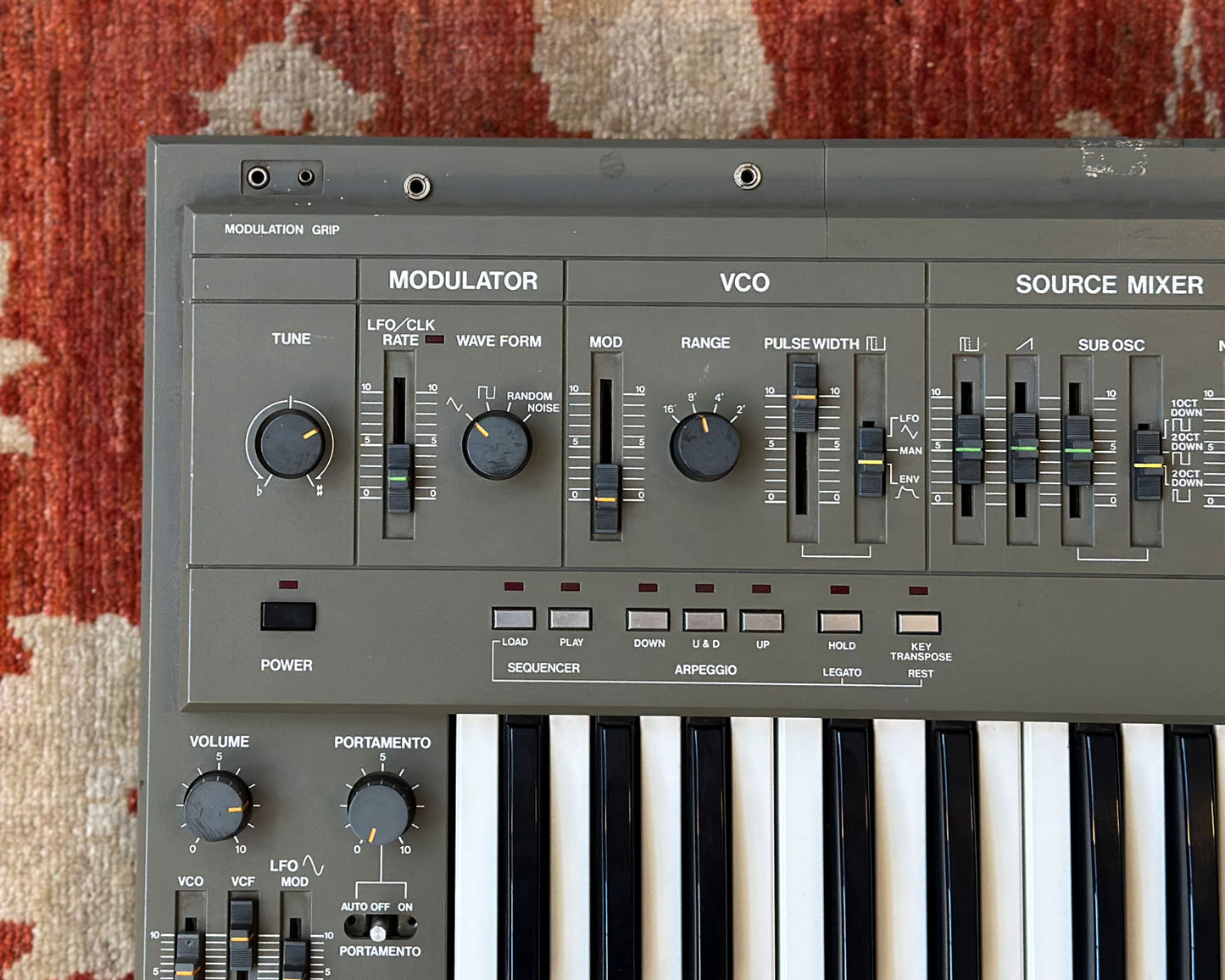 Roland SH-101 Monophonic Analog Synthesizer - Grey - Modded