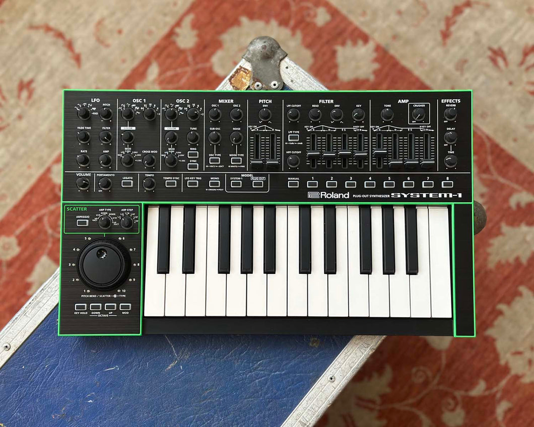 Roland System 1 Plug-Out Synthesizer w/Decksaver Loaded with Lifetime SH-101 Software