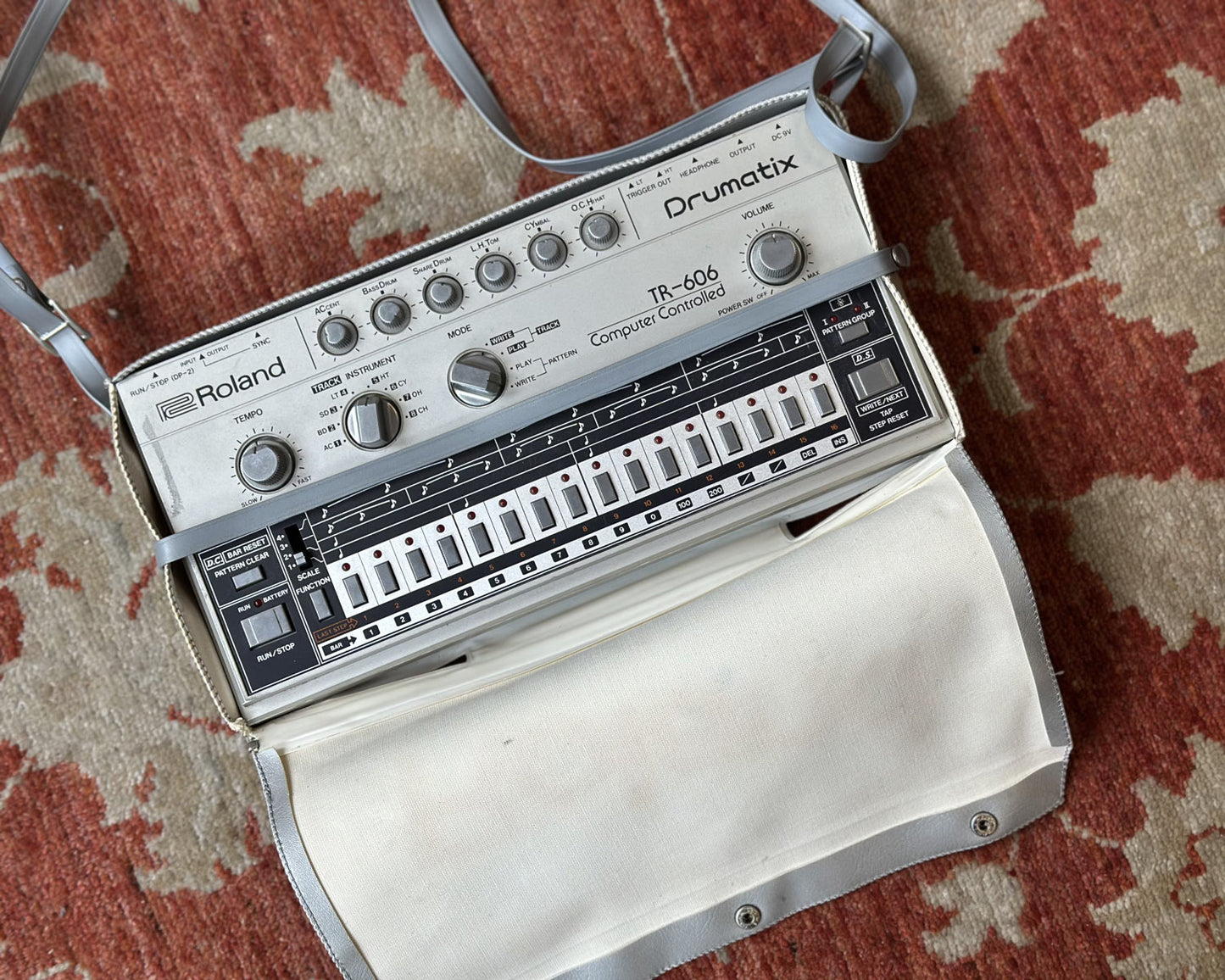 Roland TR-606 Drumatix w/ Original Carry Case & MIDI Converter